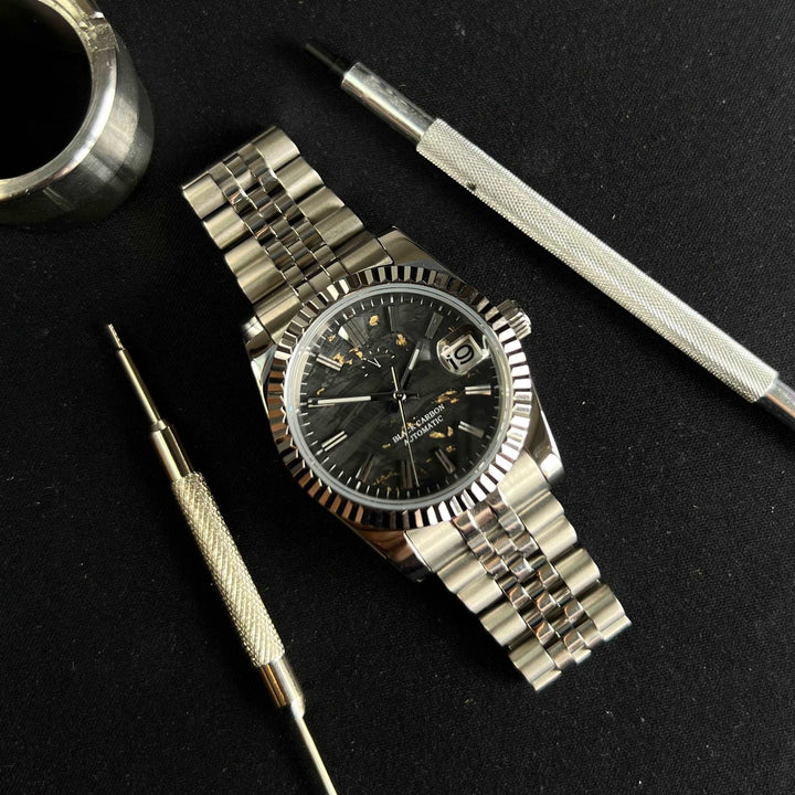 DateJust BLACK CARBON G - Seiko NH35 automatic Watch