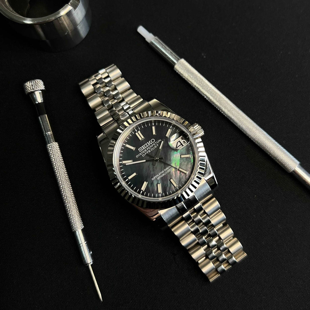 DateJust 36 Pearl Jubilee - Custom Seiko NH35 automatic Watch