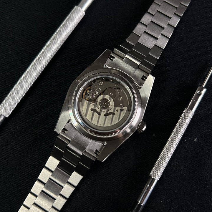 DateJust Skeleton - Custom Seiko NH70 Automatic Watch