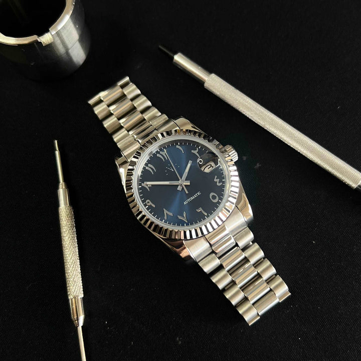 DATEJUST 36 Navy Blue Arabic - Seiko NH35 automatic Watch