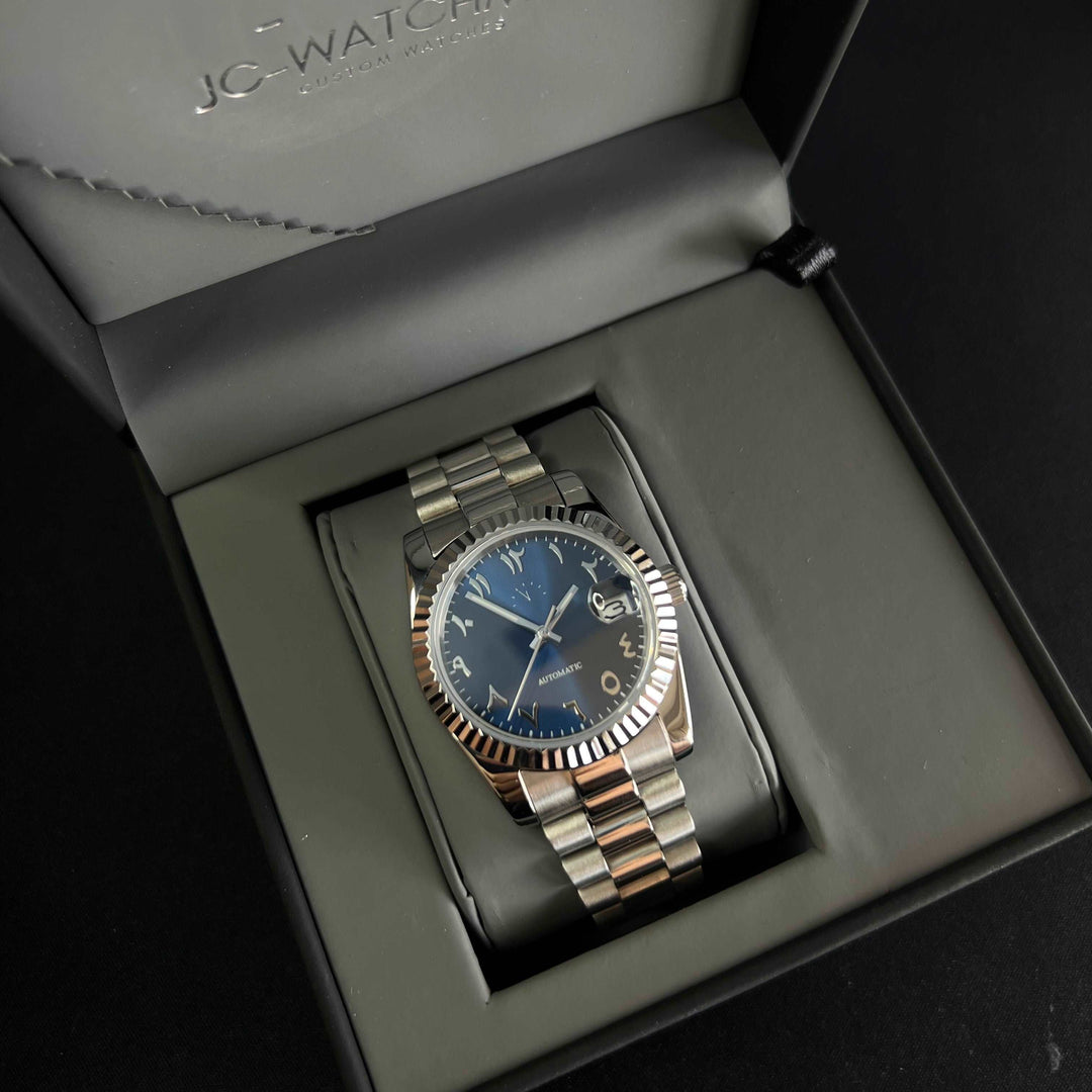 DATEJUST 36 Navy Blue Arabic - Seiko NH35 automatic Watch