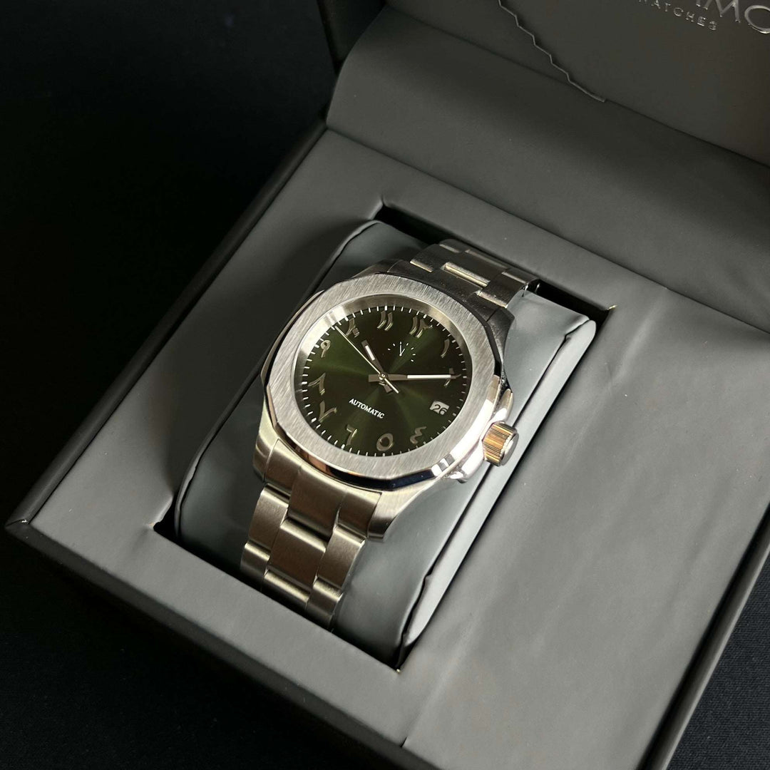 Olive Green 41 - Seiko NH35 Automatic Watch