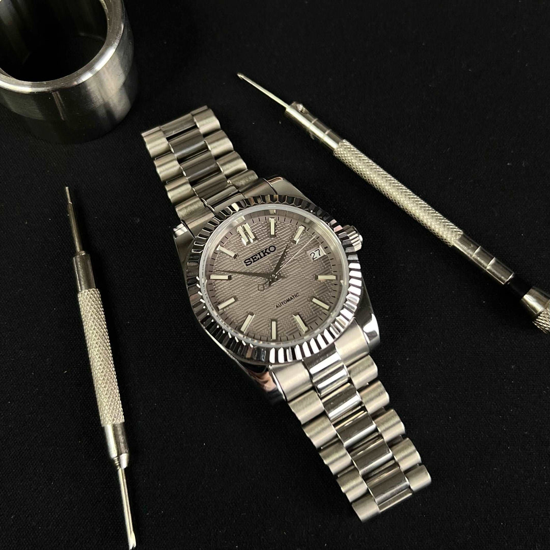 Datejust 36 Beige - Custom Seiko NH35 automatic Watch
