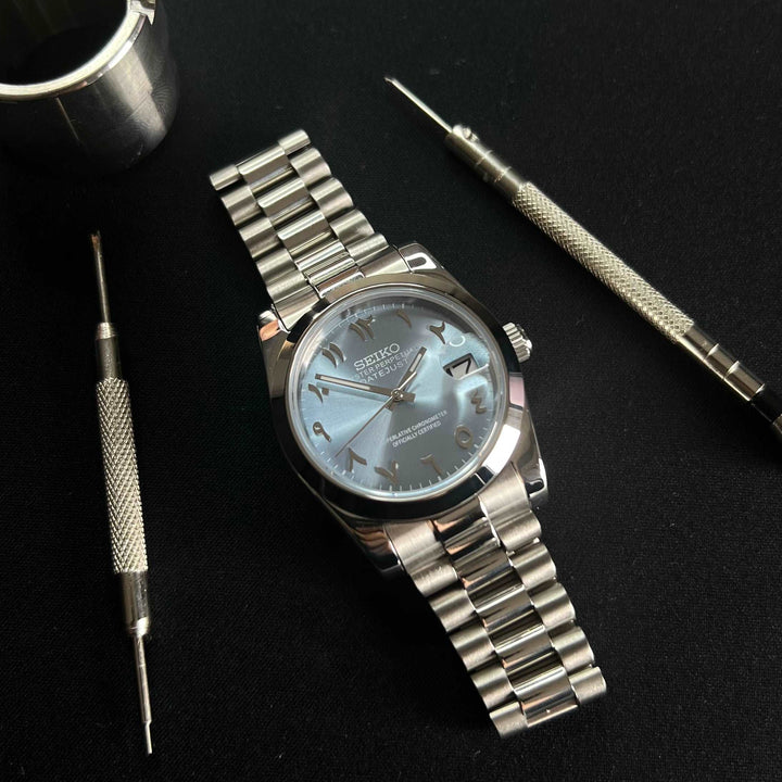 DateJust 36 FB ICE ARABIC - Custom Seiko NH35 Automatic Watch