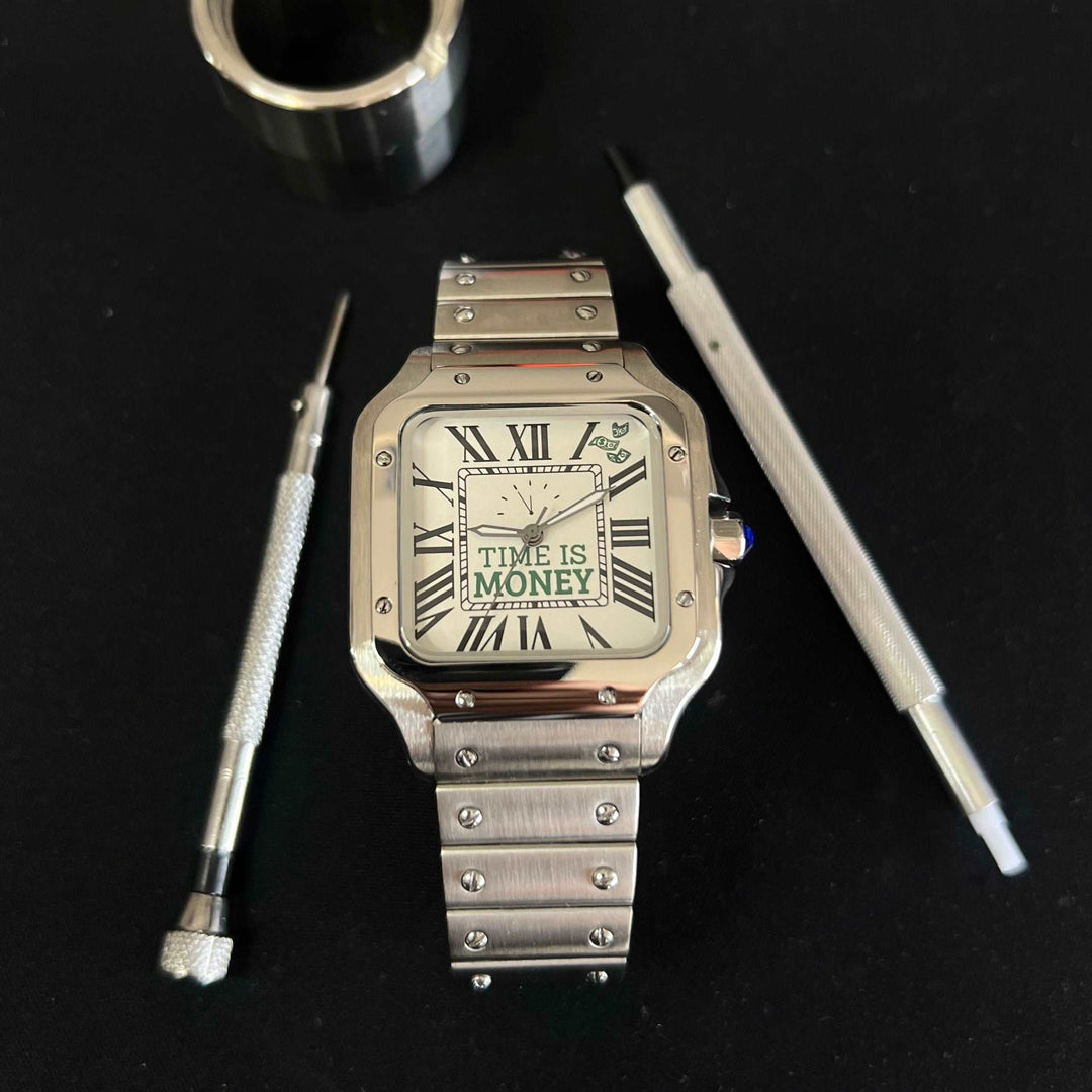 Santos 38 Time Is Money - Seiko NH35 Automatic Watch