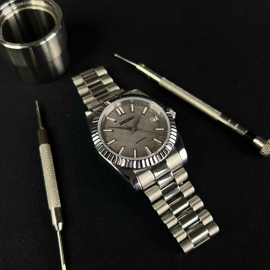 Datejust 36 Beige - Custom Seiko NH35 automatic Watch