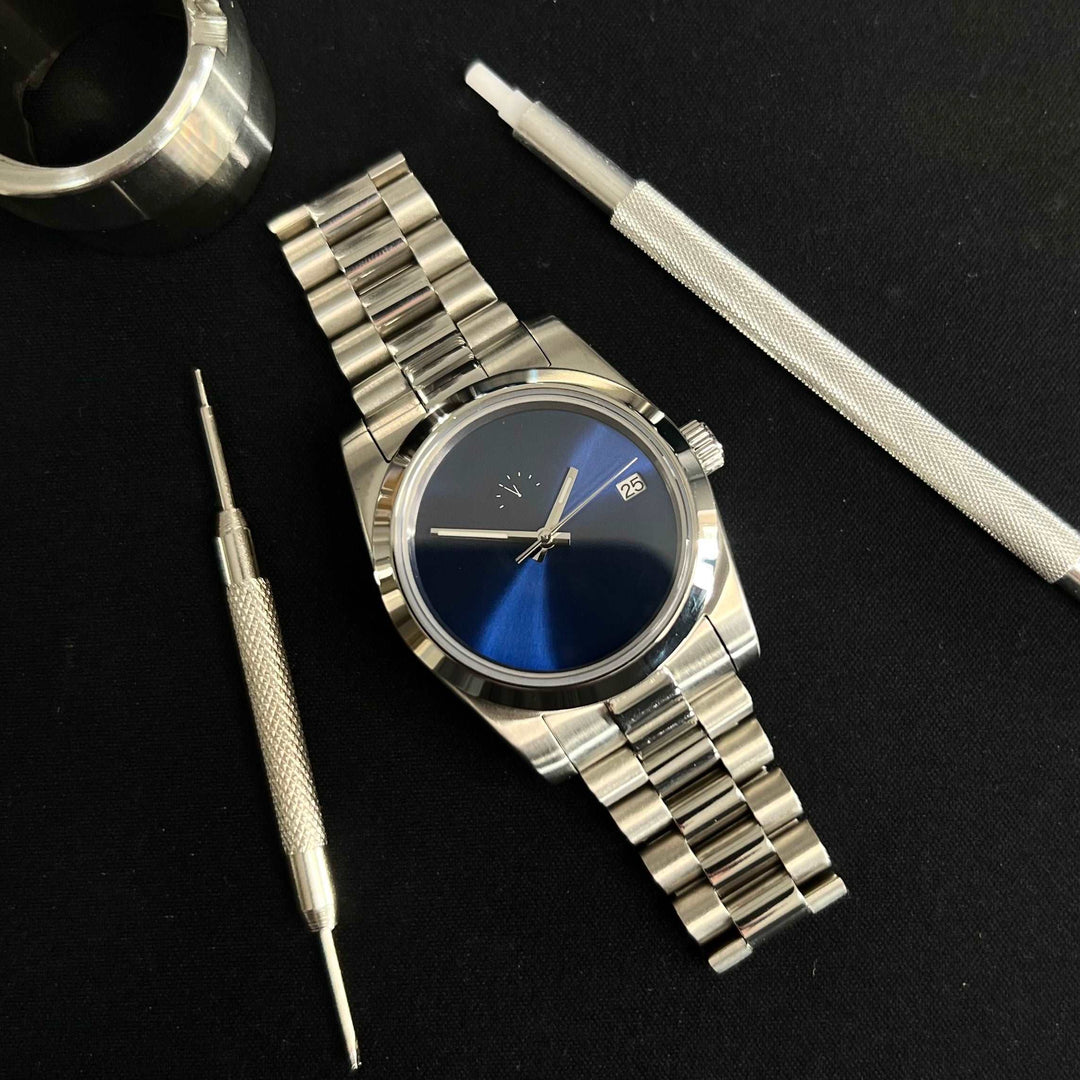 DateJust 36 Plain Navy - Seiko NH35 Automatic Watch