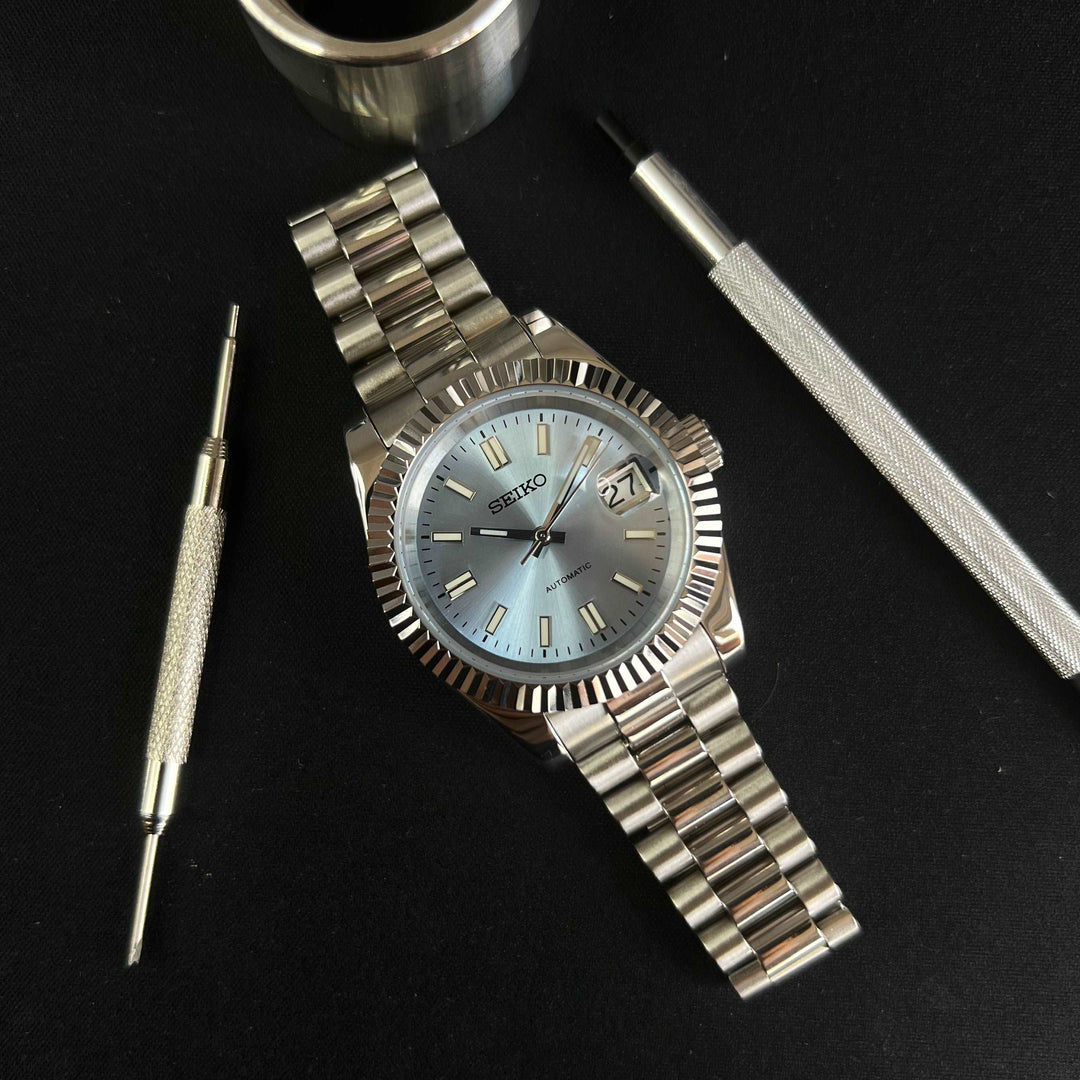 DateJust ICE blue - Seiko NH35 automatic