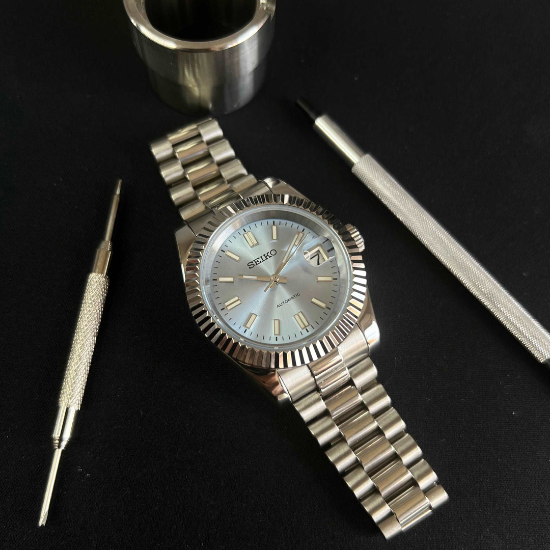 DateJust ICE blue - Seiko NH35 automatic